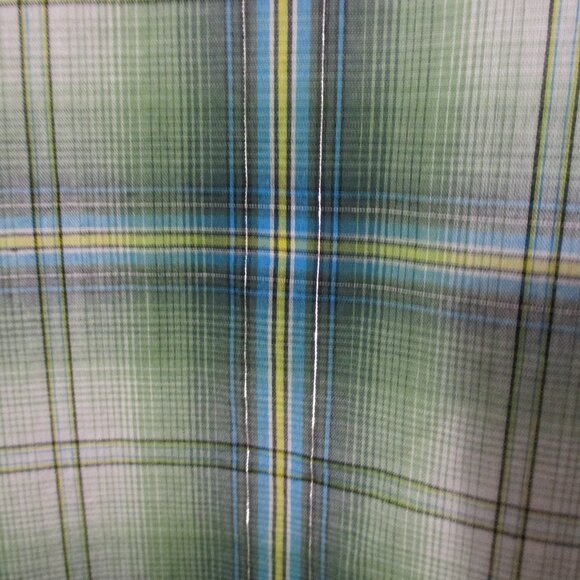 Wrangler Women's top Retro Western, faux pearl snaps green & blues size XXL - Picture 10 of 10